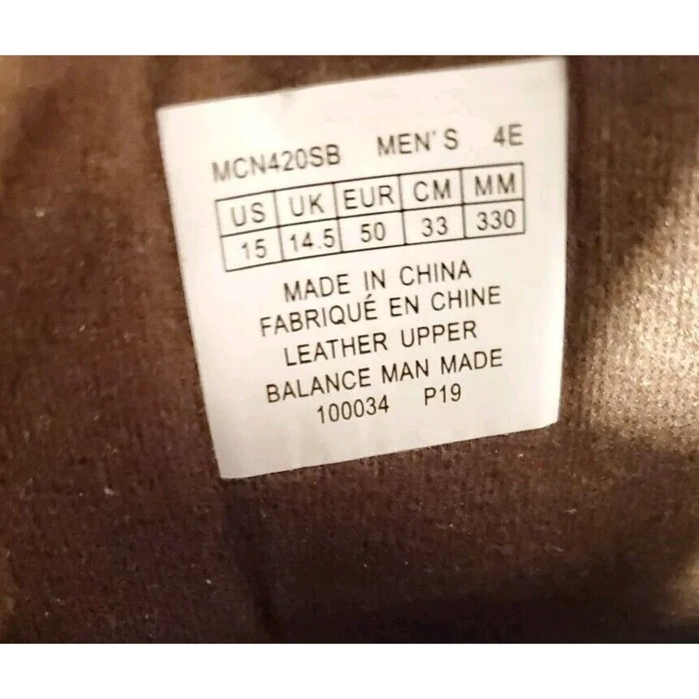 New Dunham Men's Shoreline Leather Loafers Size 15 4E Dark Brown NIB Boat Shoes - Picture 11 of 16